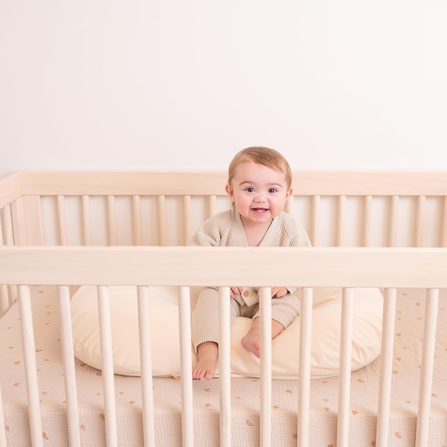 100 Waterproof Baby Lounger Cover - 2-Ply Organic Cotton Slipcovers