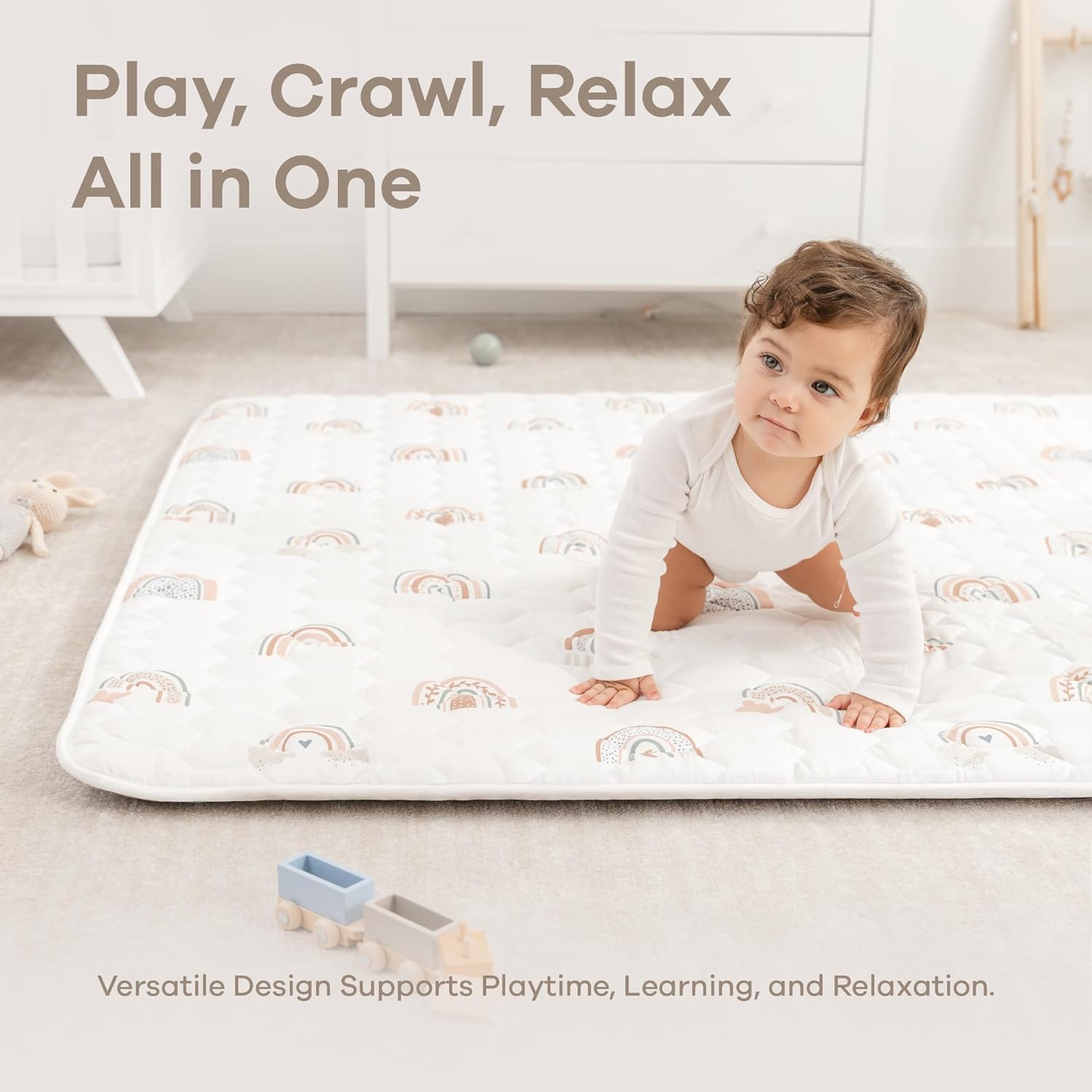 Comfy Cubs Premium Play Mat 56 x 56 Square