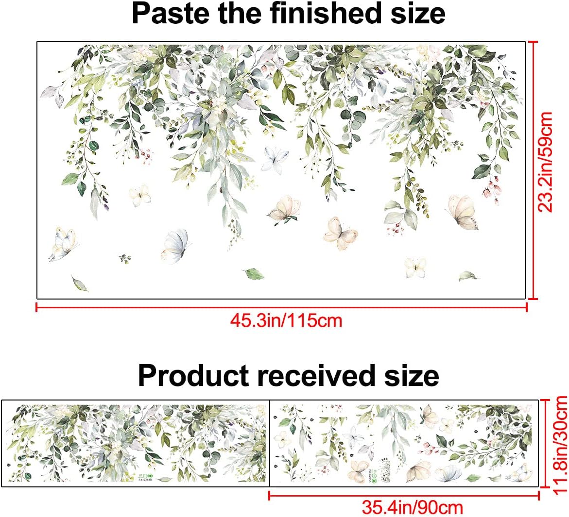 Amaonm 3D Rainforest Plants Wall Stickers