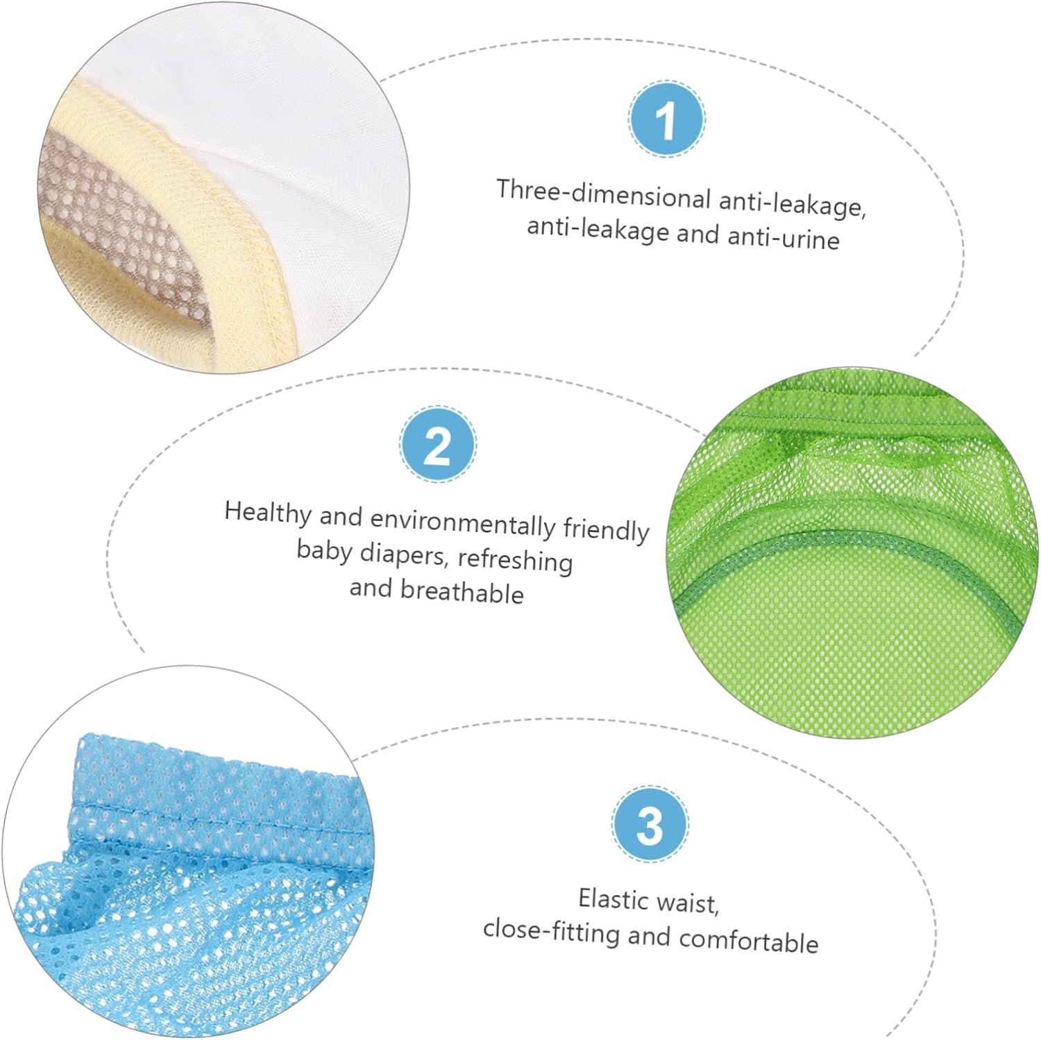 ORFOFE Potty Training Pants for Boys 3pcs Cotton Leak Proof