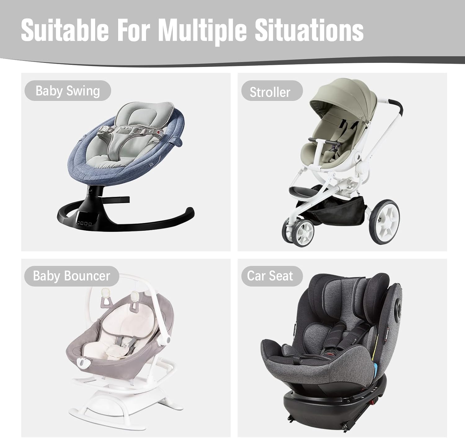 KAKIBLIN Baby Travel Pillow for Car Seat