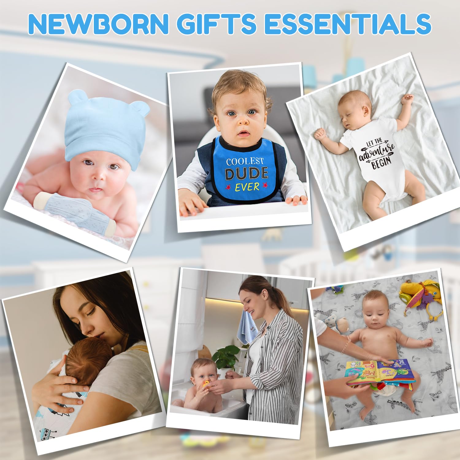 Baby Boy Gift Set for Newborn Essentials