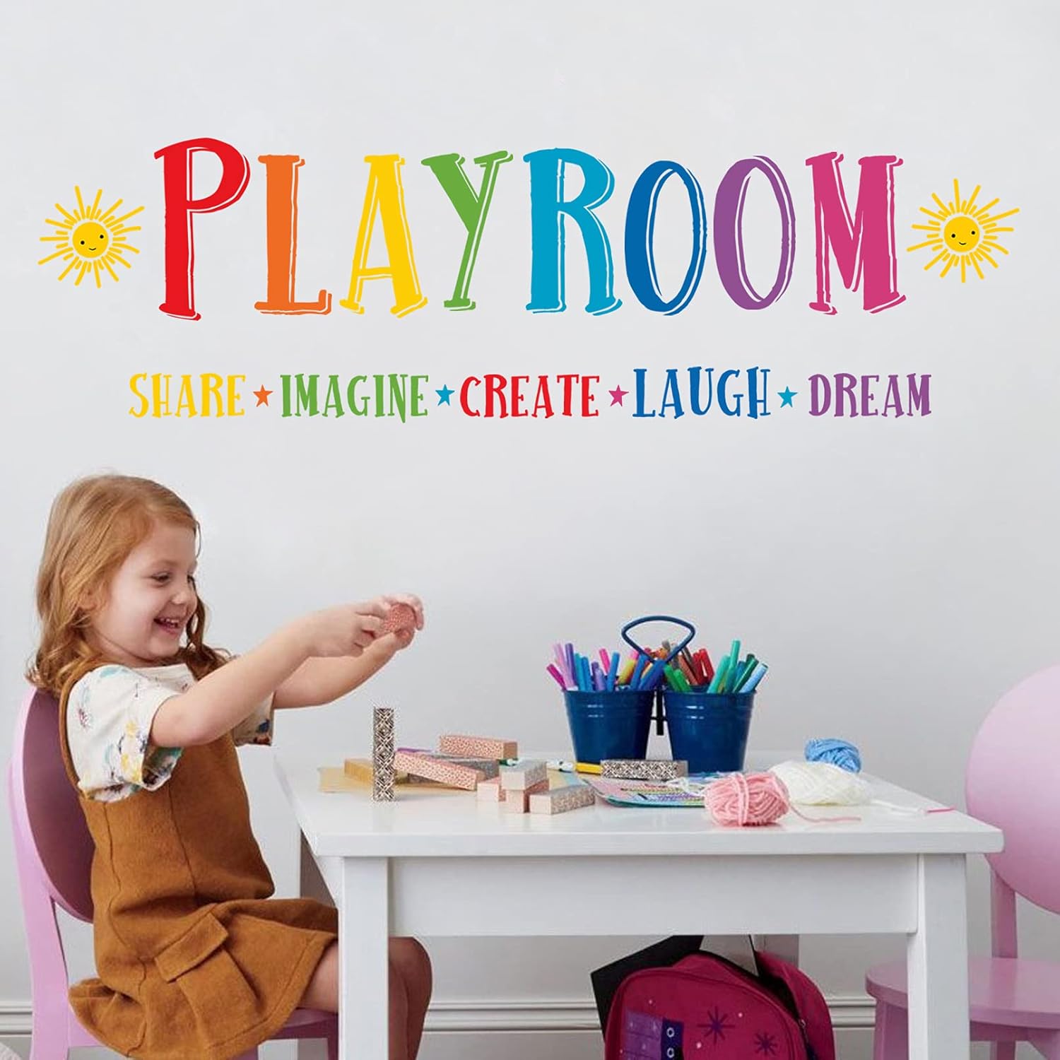 Mfault Large Playroom Rule Wall Decals Stickers