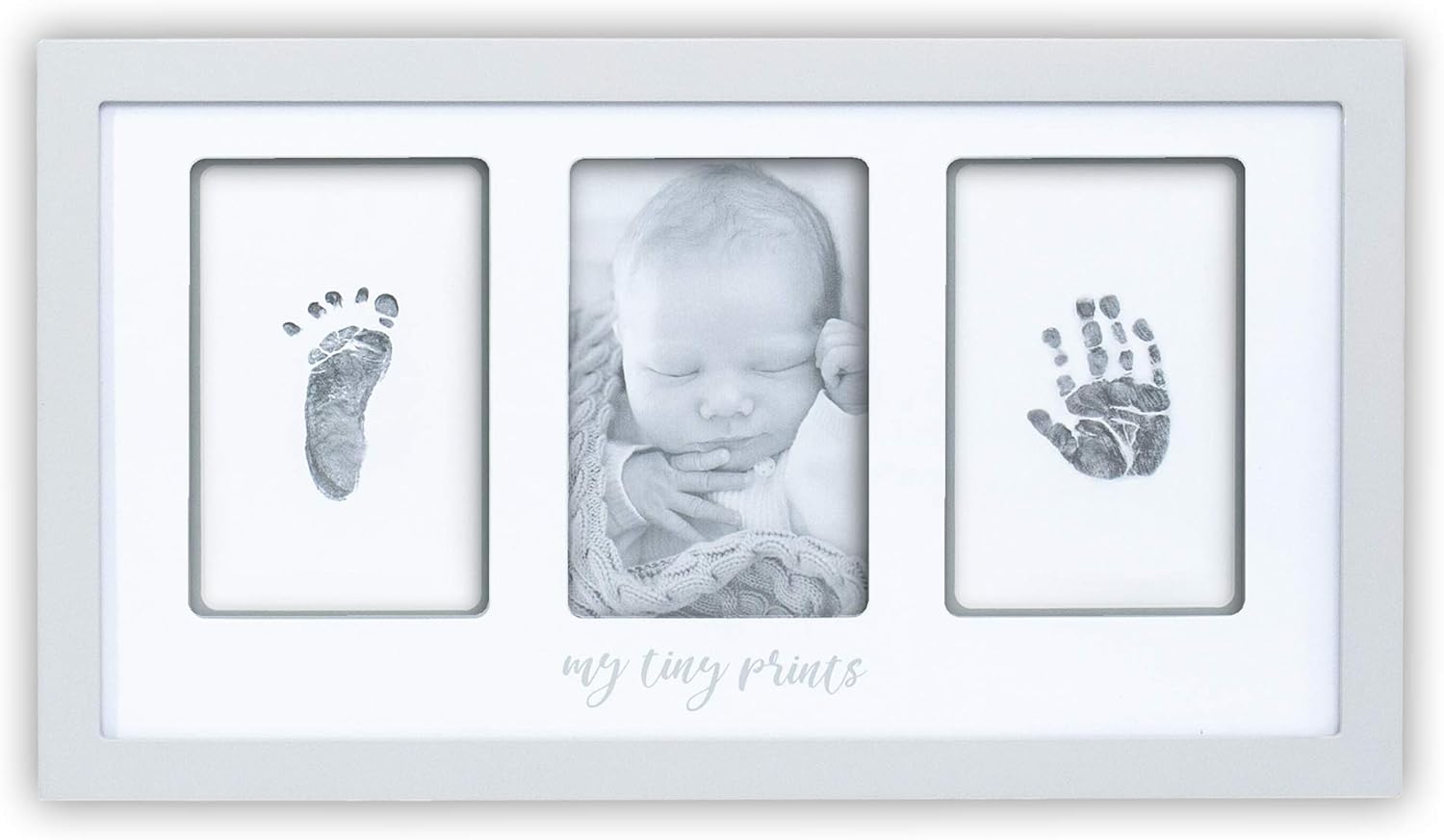 Felt Like Sharing Newborn Handprint and Footprint Kit - Keepsake Frame for Baby
