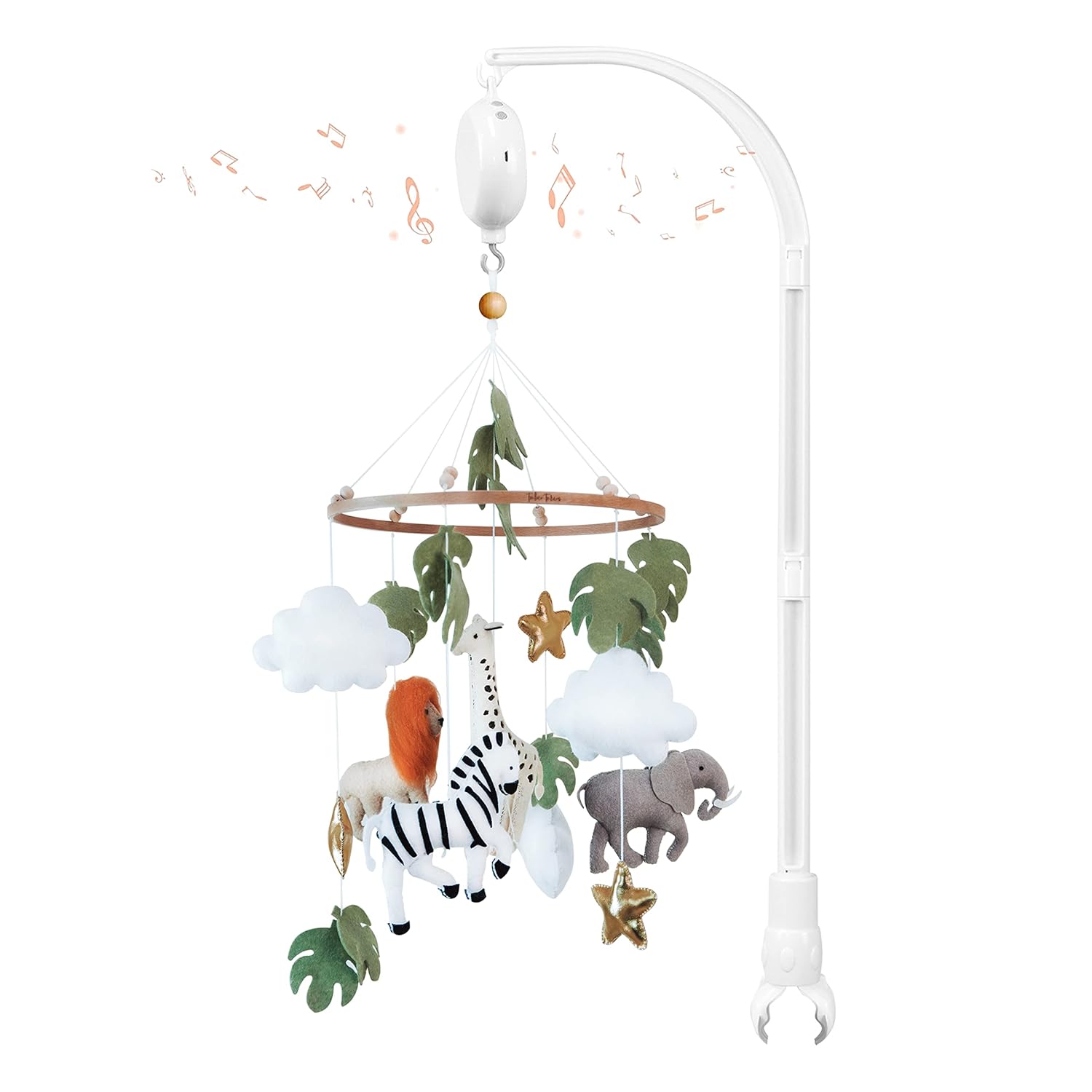 Musical Jungle Baby Crib Mobile for Boys and Girls