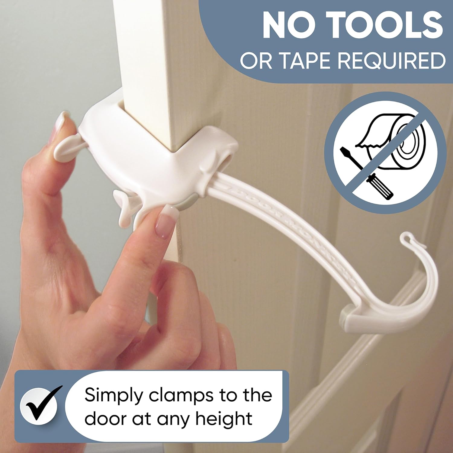Door Monkey Baby Safety Door Lock with Pinch Guard