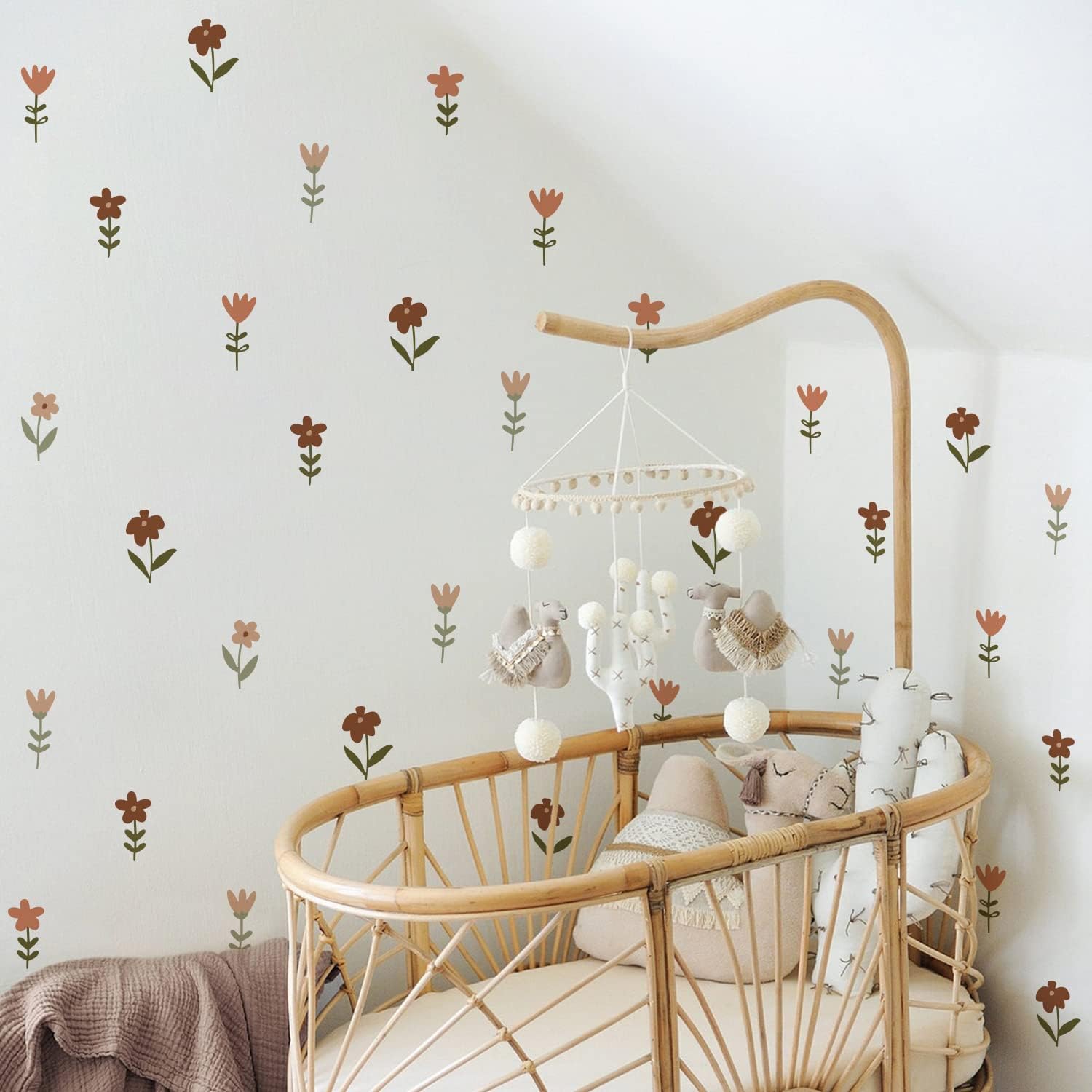Boho Wall Stickers for Girls Bedroom Decor 6 Sheets