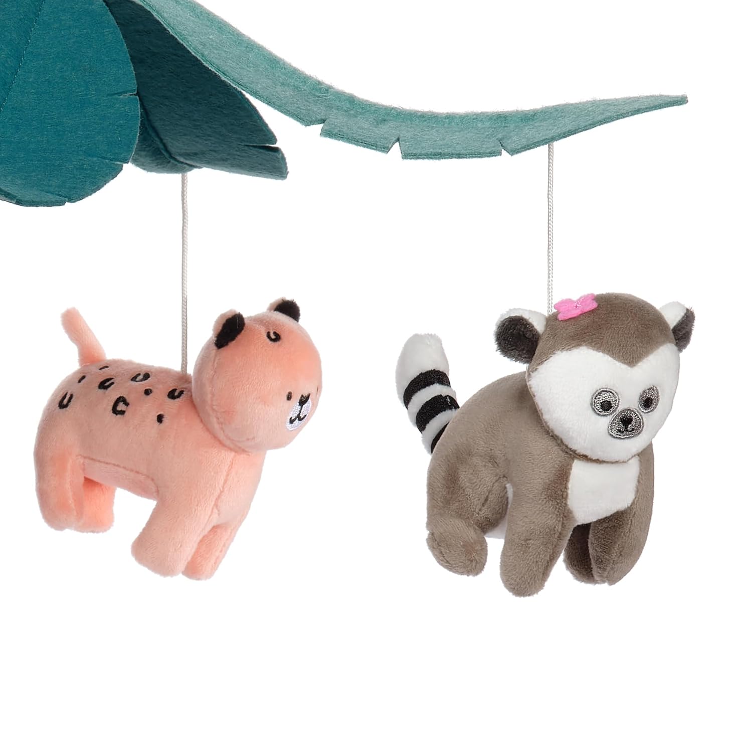 Lambs Ivy Enchanted Safari Animal Musical Crib Mobile