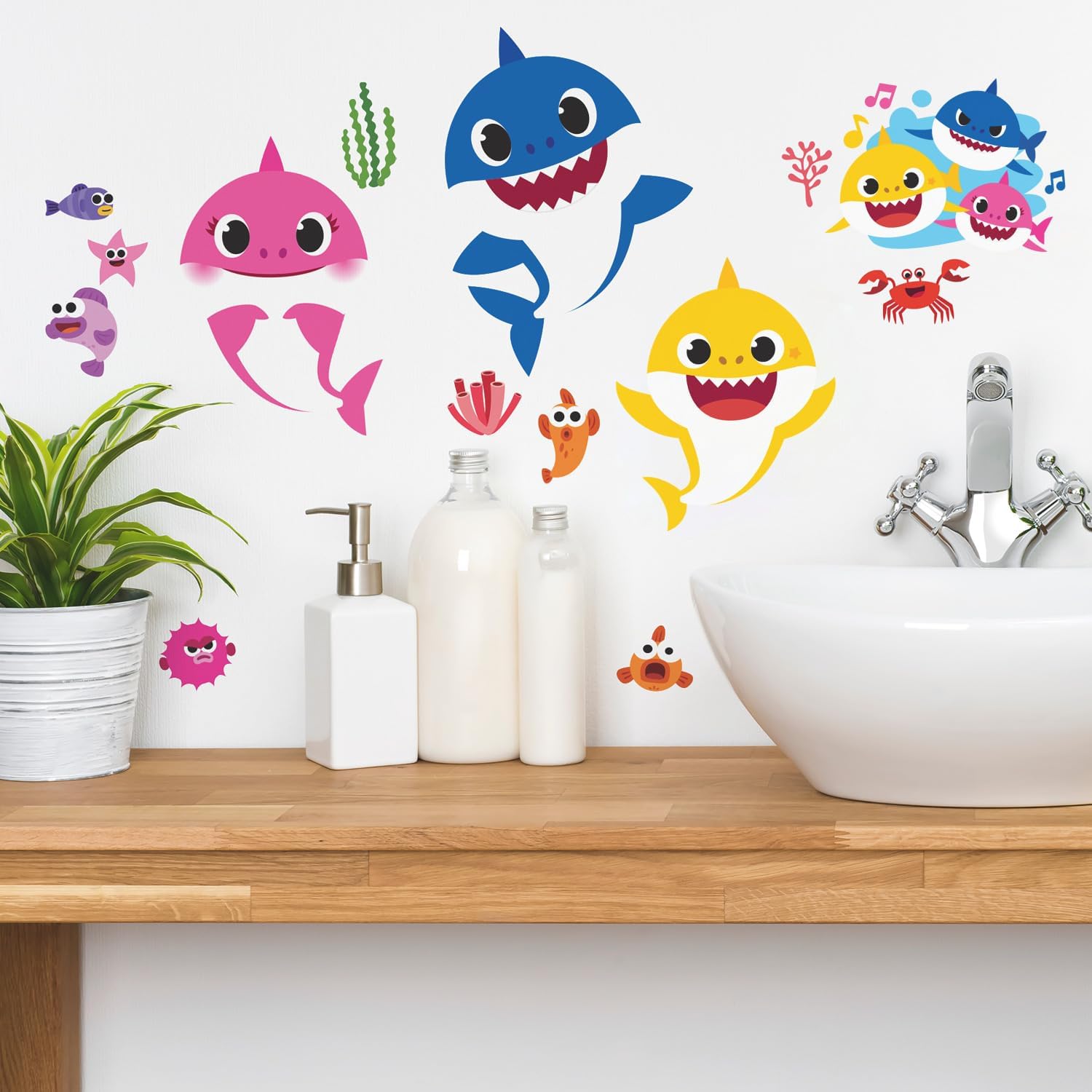 RoomMates RMK4303SCS Baby Shark Wall Decals