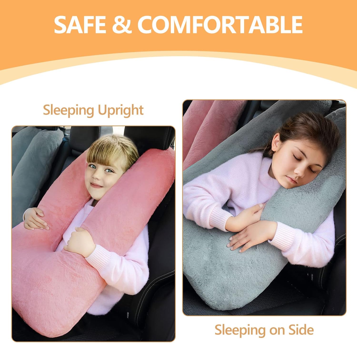 U-Shaped Travel Pillow for Car and Plane Comfort