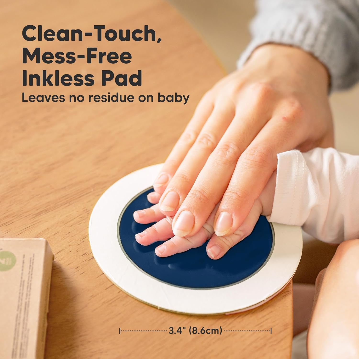 KeaBabies 2-Pack Inkless Hand and Footprint Kits