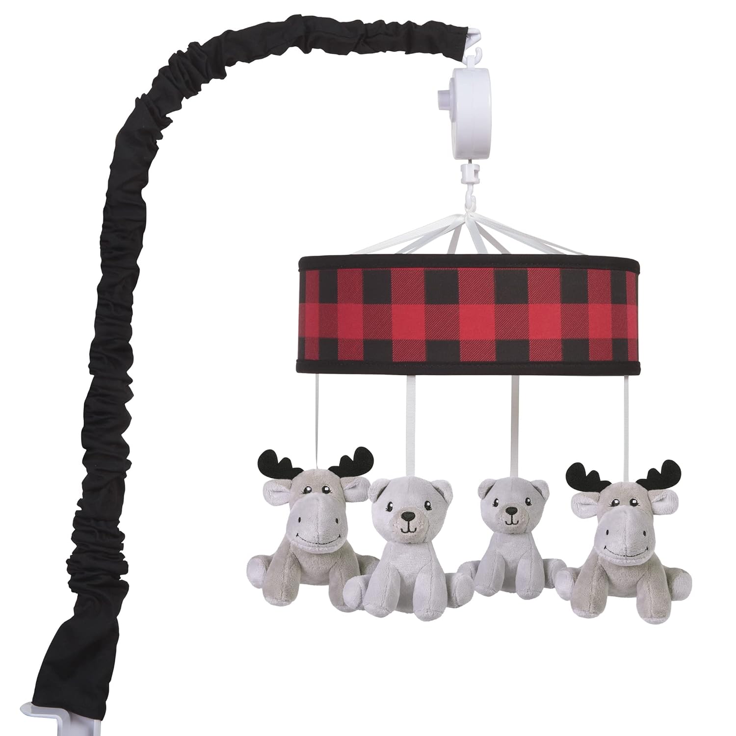Trend Lab Buffalo Check Baby Crib Mobile with Music