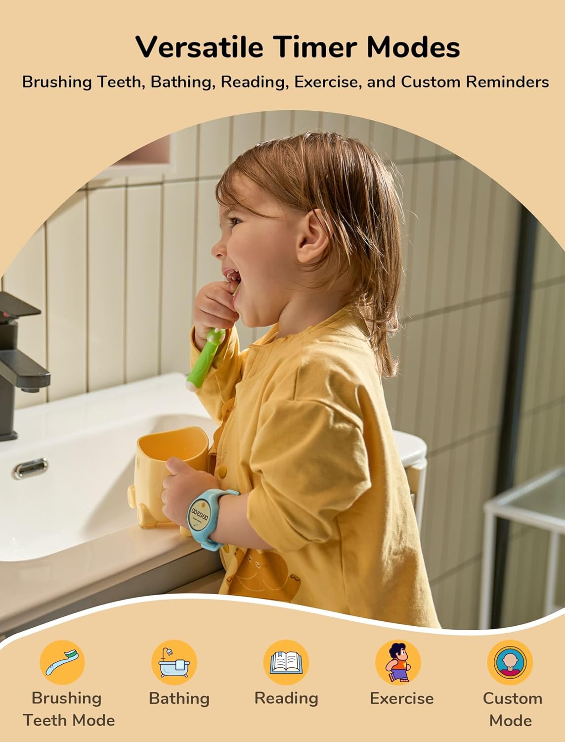 NehNeh Baby Potty Training Watch with Countdown and Music
