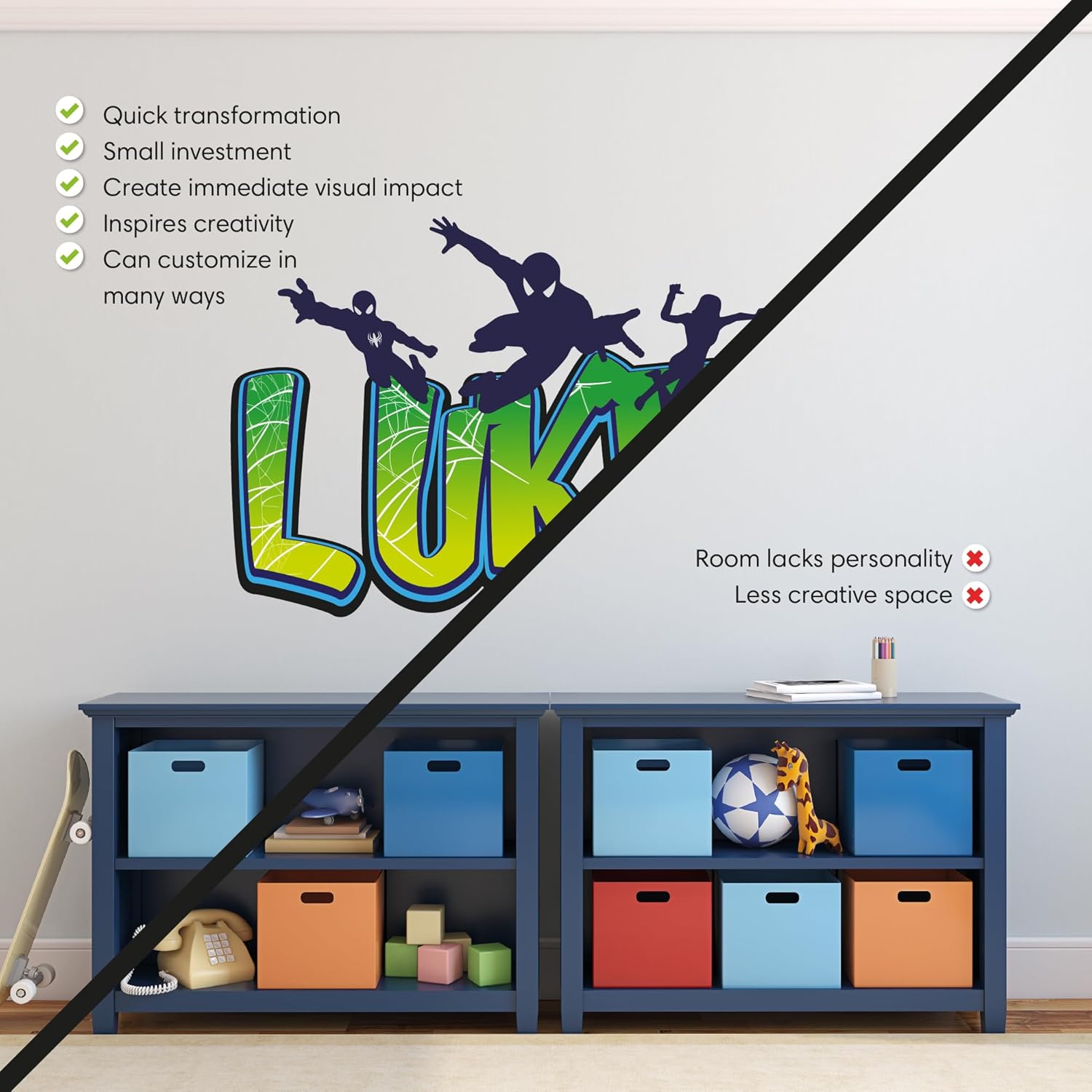 Custom Gaming Wall Decal - Spider Crew