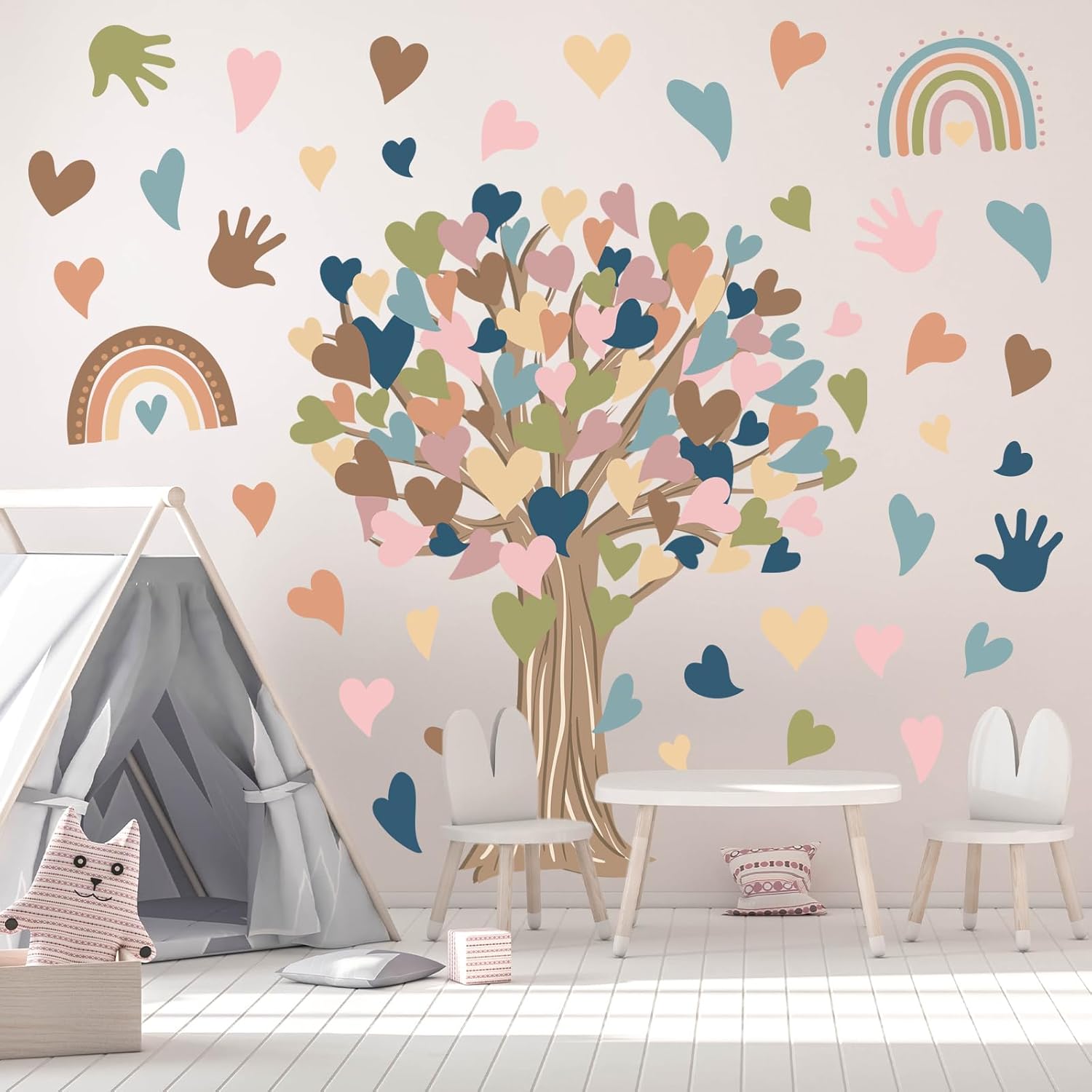 Boho Tree Wall Stickers for Classroom Decor