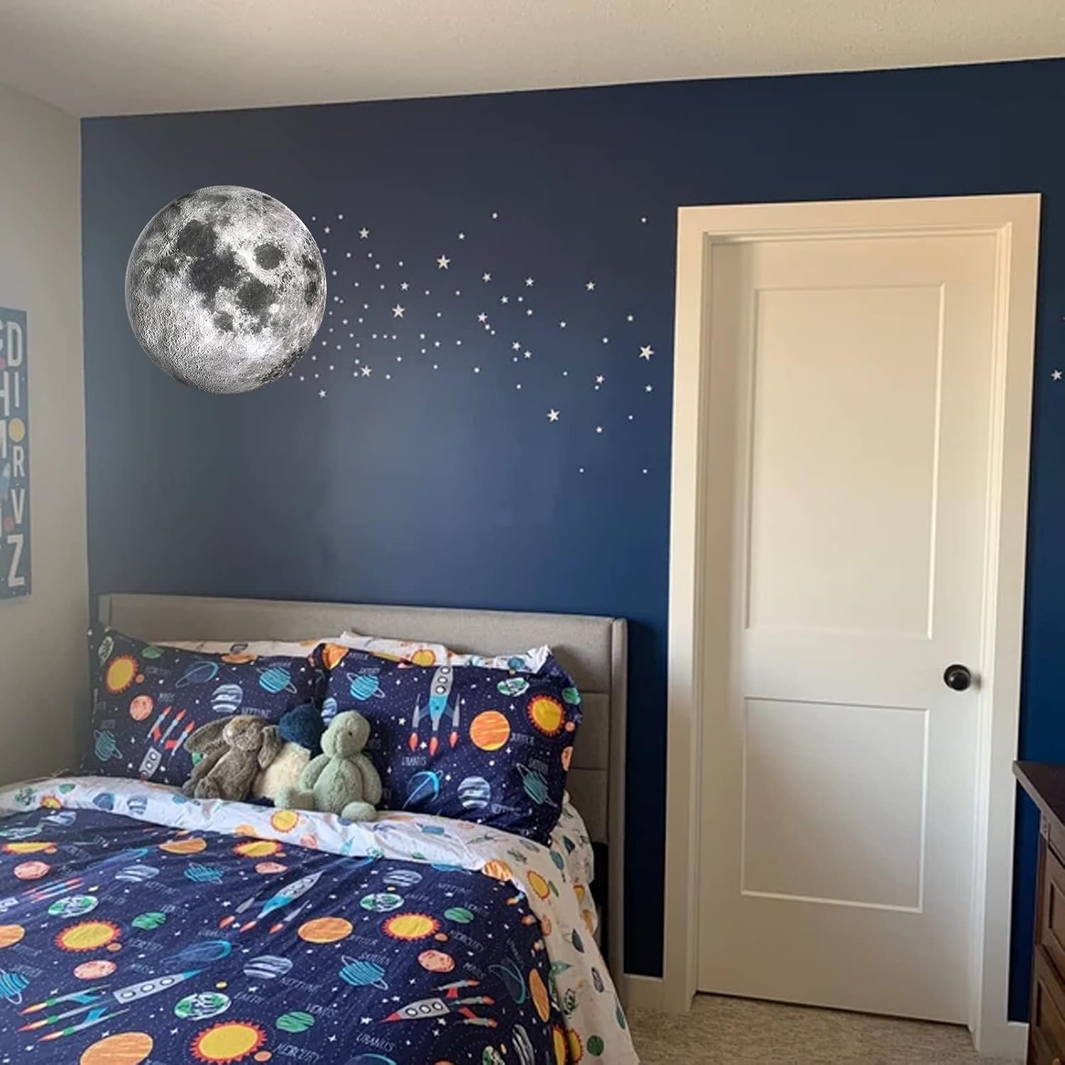 Moon Wall Sticker for Bedroom and Playroom Decor