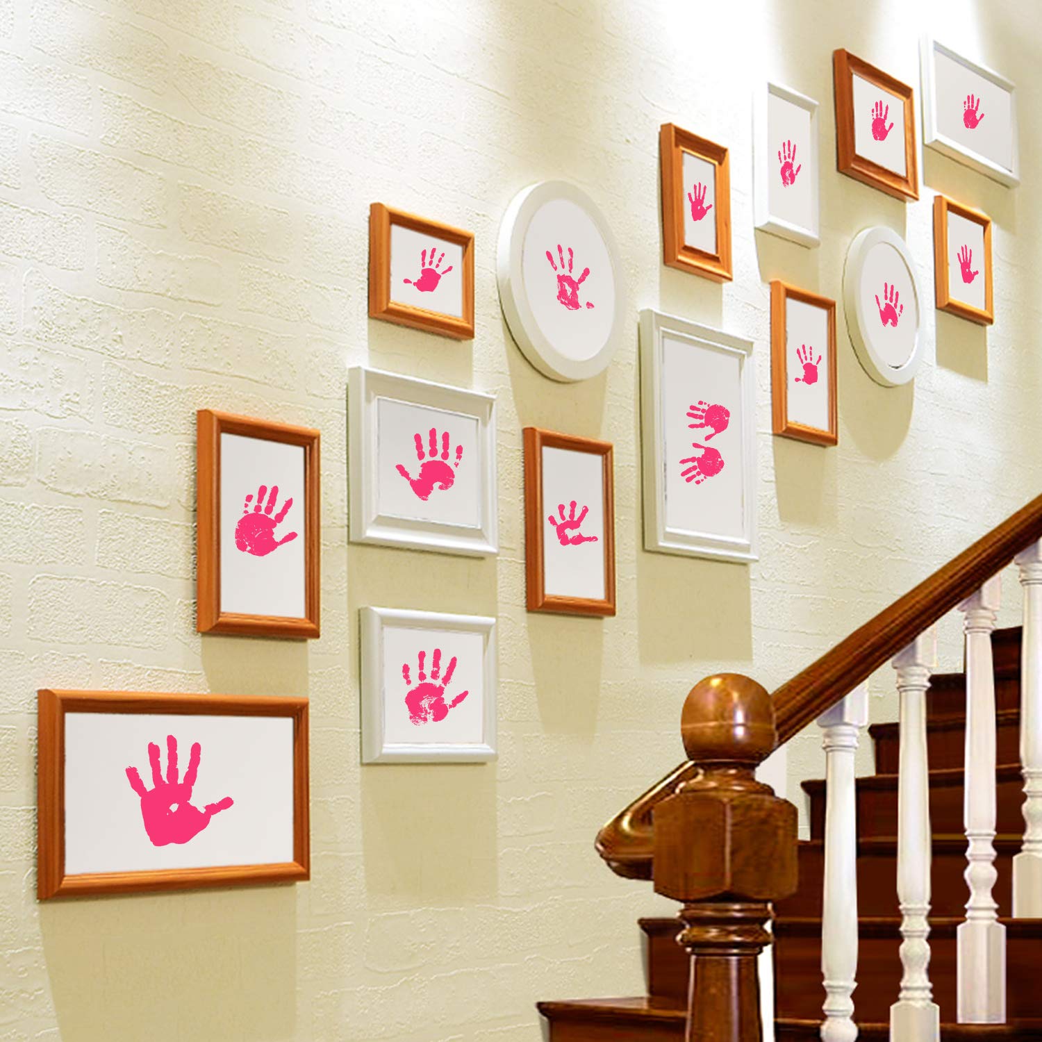 Washable Non-Toxic Ink Pad for Baby Handprint Footprint