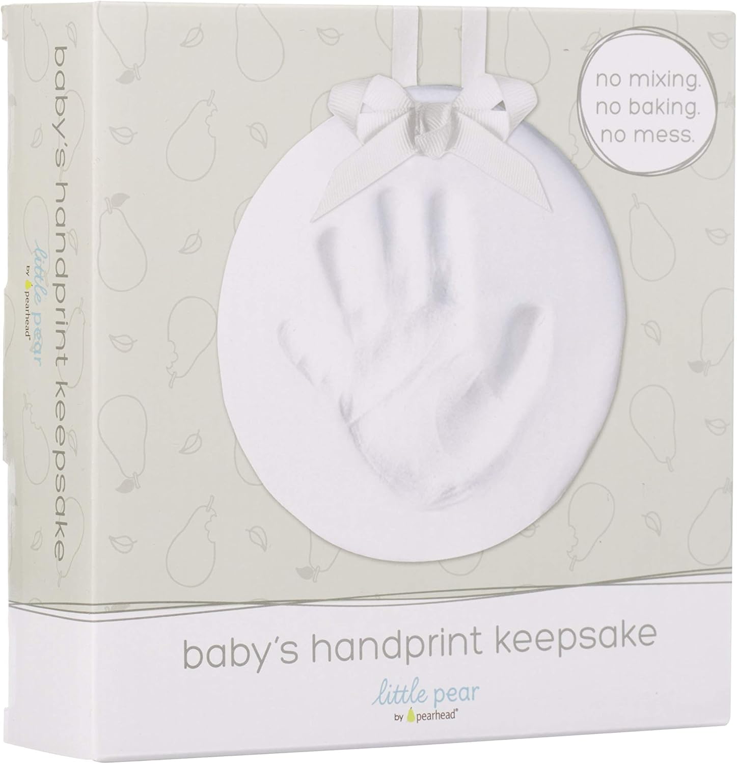Little Pear Hanging Babys Print Keepsake Ornament