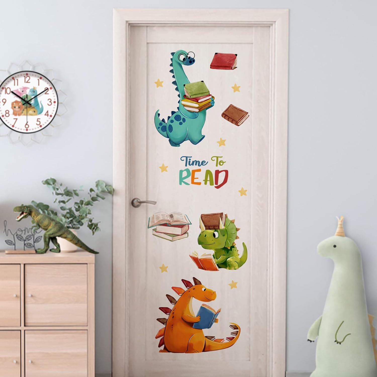 Yovkky Dinosaur Wall Decals for Kids Room Decor