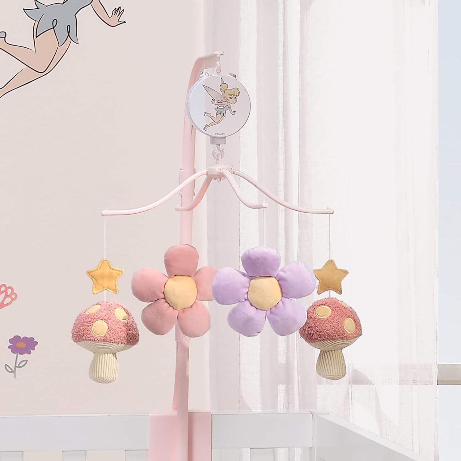 Disney Tinker Bell Musical Baby Crib Mobile Soother Toy
