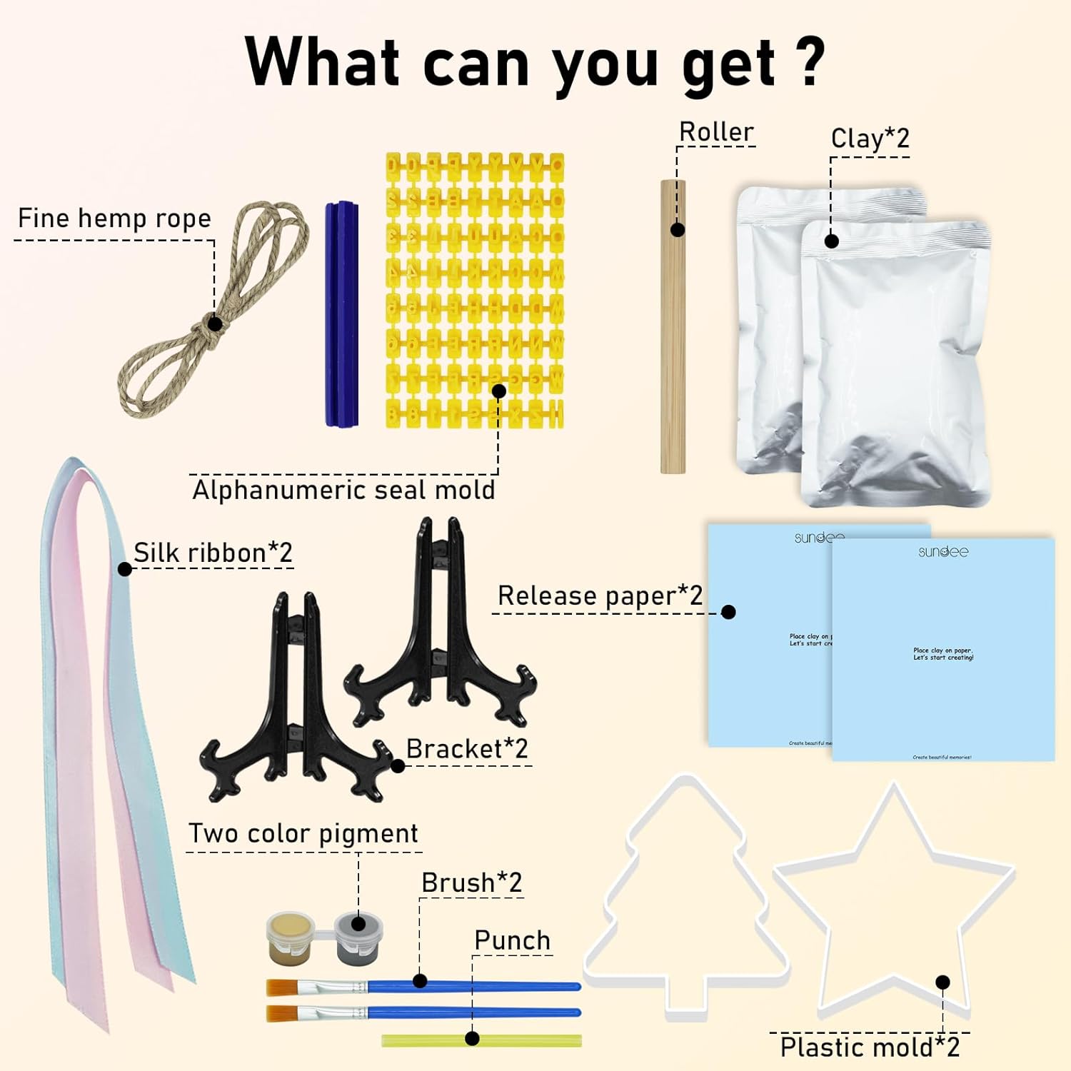 Baby Hand Footprint Keepsake Kit - Personalized Ornament for Newborn Baby Shower Pet Paw Print