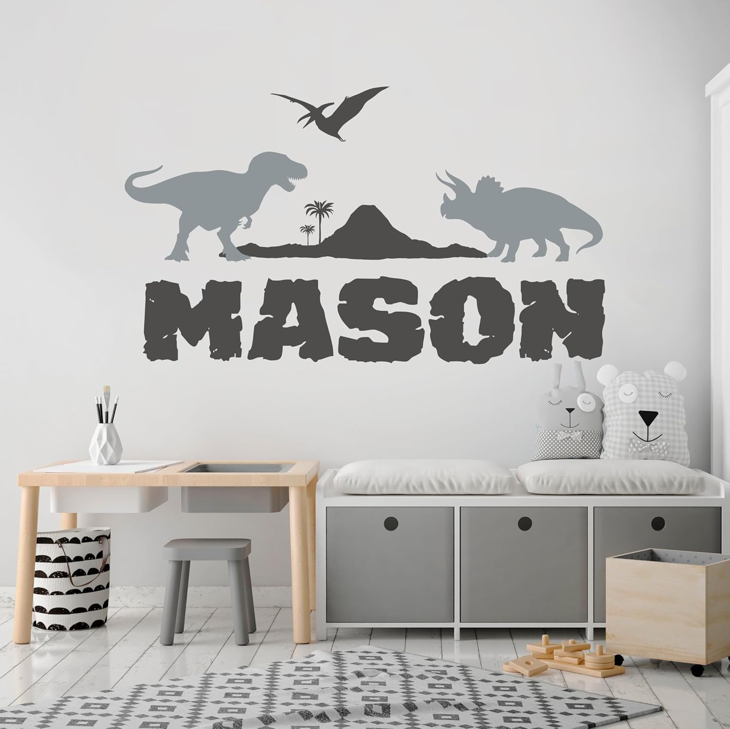 Custom Dinosaur Wall Stickers for Kids Room