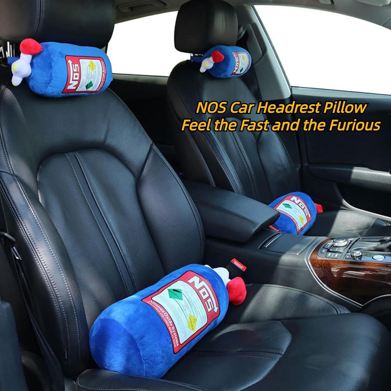 Car Seat Headrest Neck Pillow Black