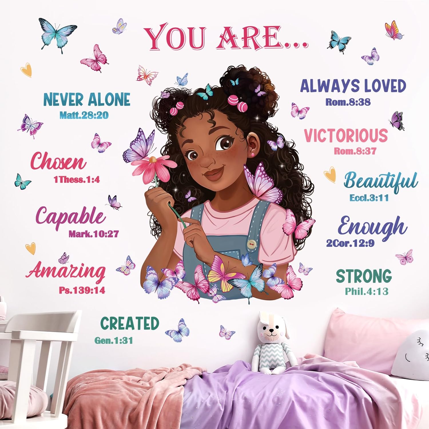 Wondever Black Girl Magic Wall Stickers
