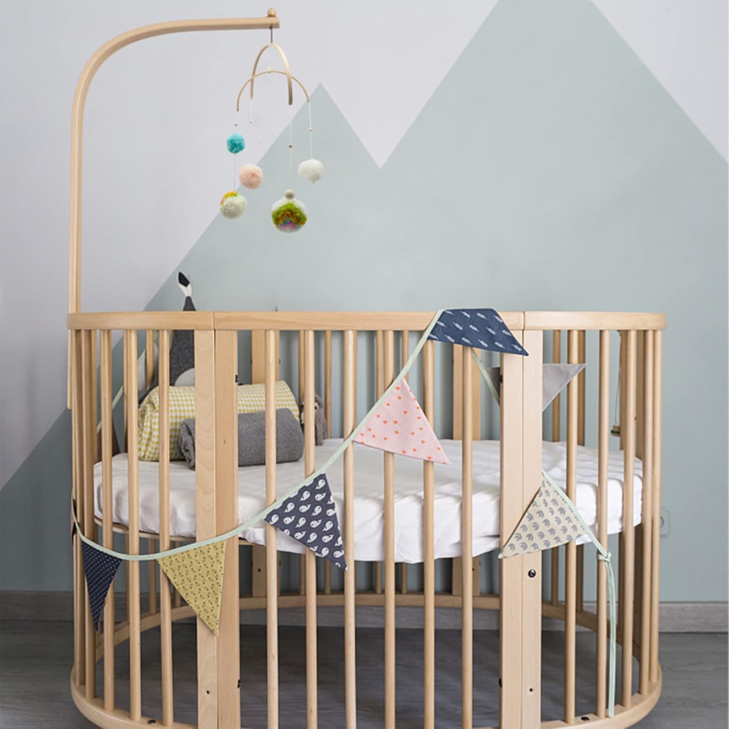 Nursery Wooden Frame DIY Wind Chime Kit