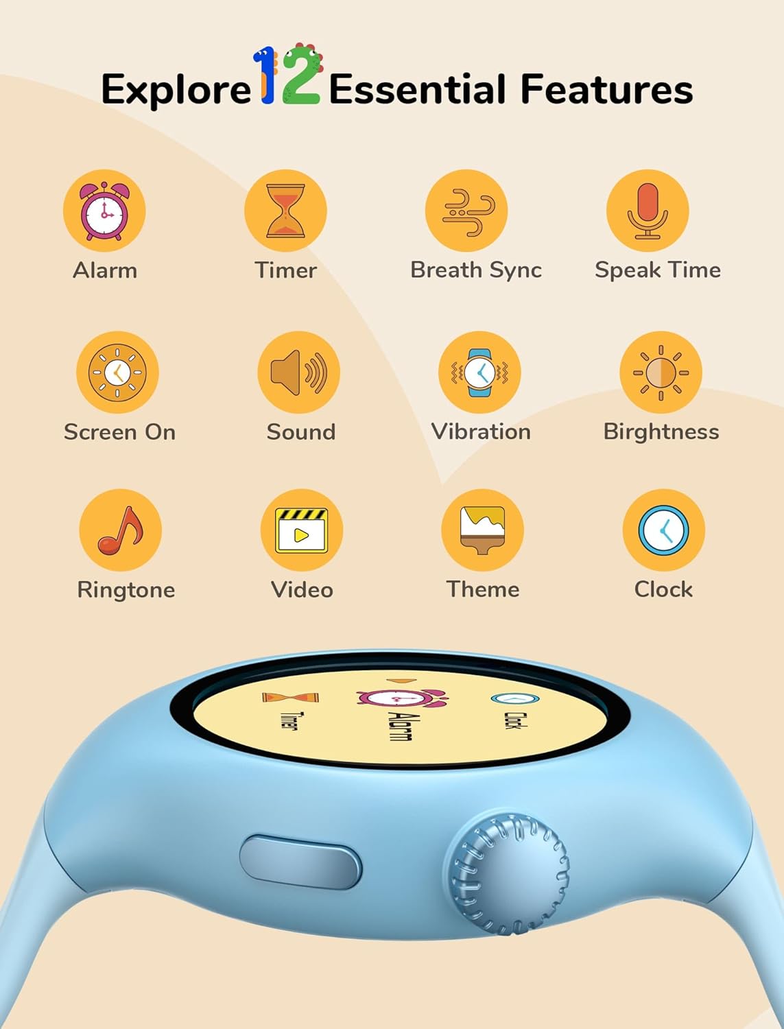 NehNeh Baby Potty Training Watch with Countdown and Music