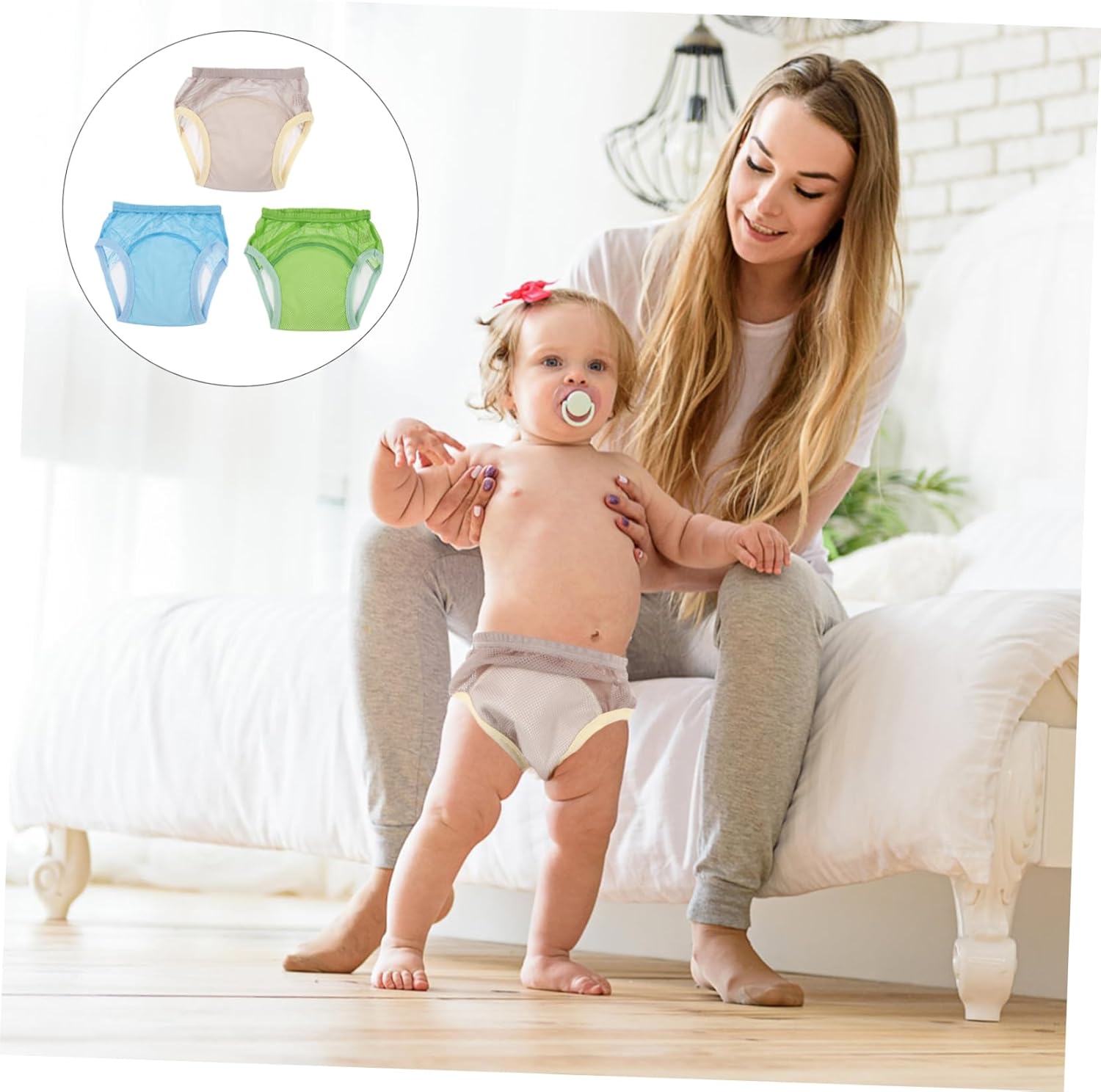 Toddler Training Pants 3 Pack Breathable Comfortable