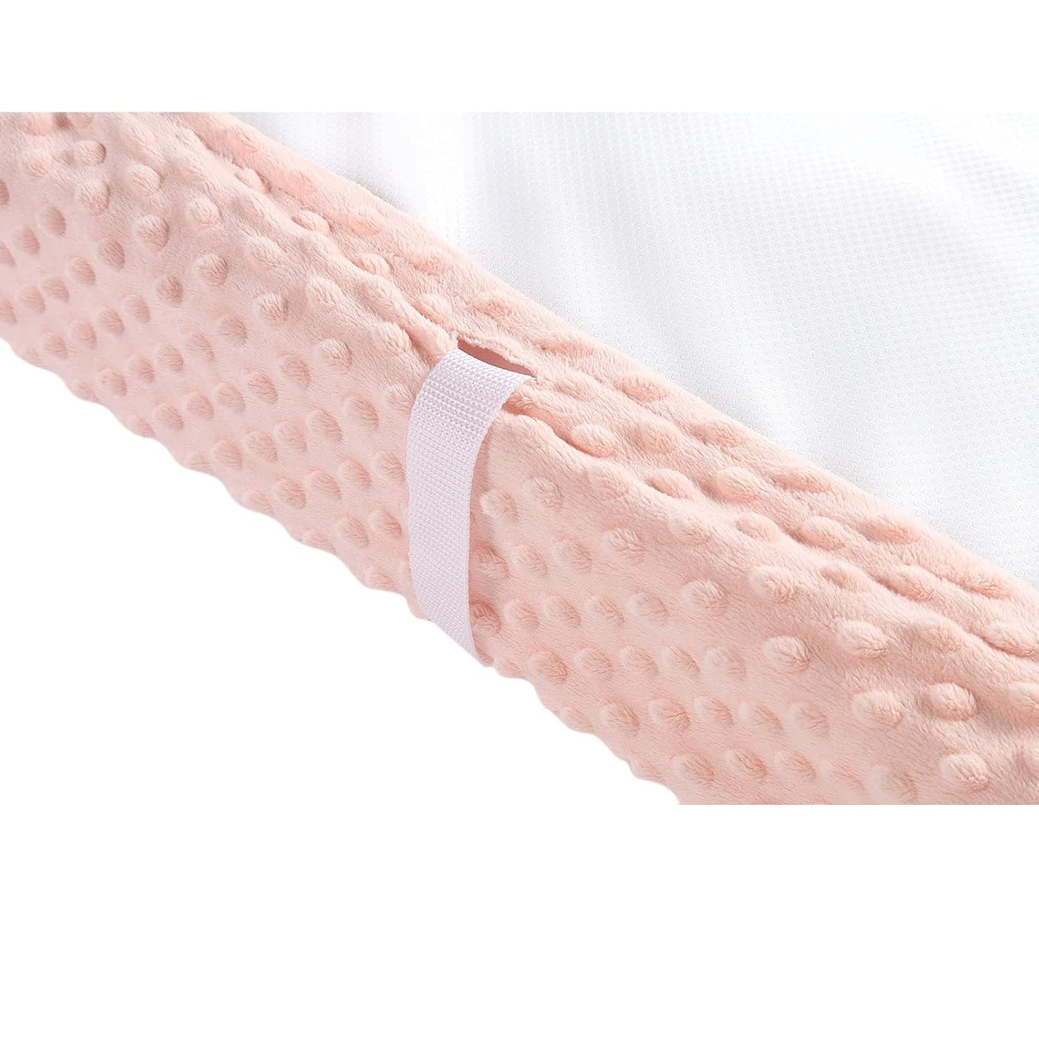 2 Pack Dots Plush Changing Table Cover