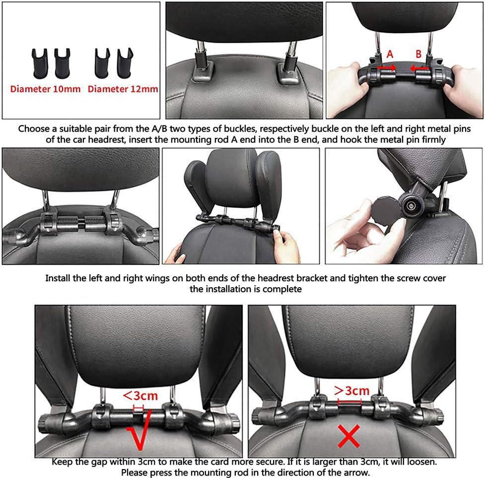Car Seat Headrest Pillow for Comfort and Support