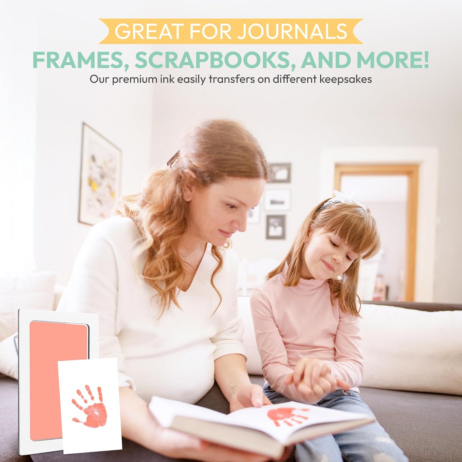 Clean Touch Ink Pad for Baby Handprints and Footprints