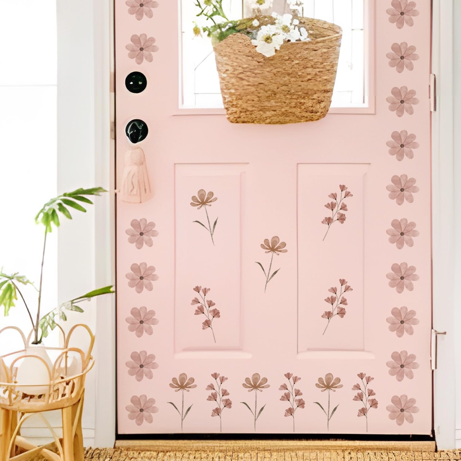 YouRfocus Daisy Wall Decals 84PCS Boho Flower Stickers