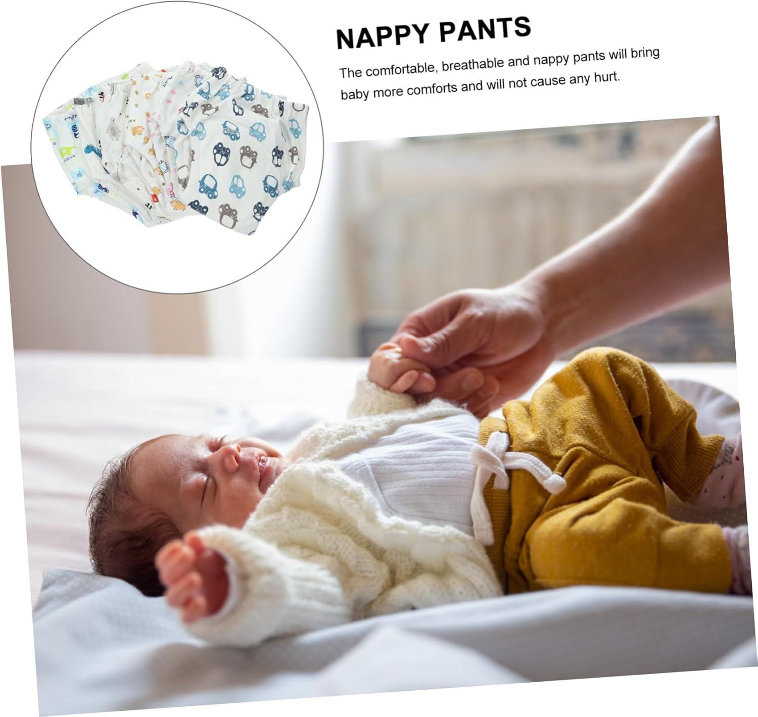 VICASKY 6 Pcs Washable Gauze Training Pants for Infants