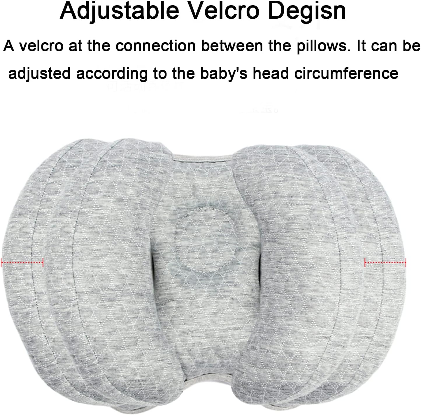 Yufiova Upgrade 2 in 1 Baby Travel Pillow - Banana Shape Adjustable Head Neck Support Car Seat Insert Pillow for Kids