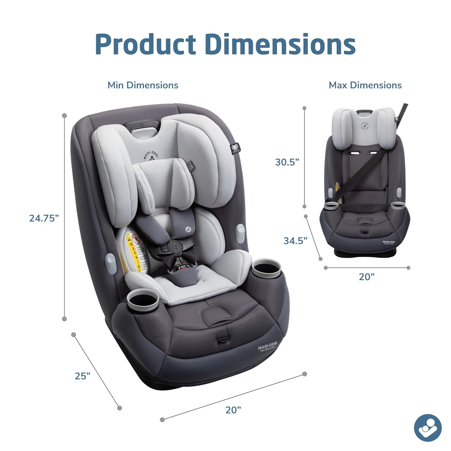 Maxi-Cosi Pria Convertible Car Seat for Infants and Toddlers