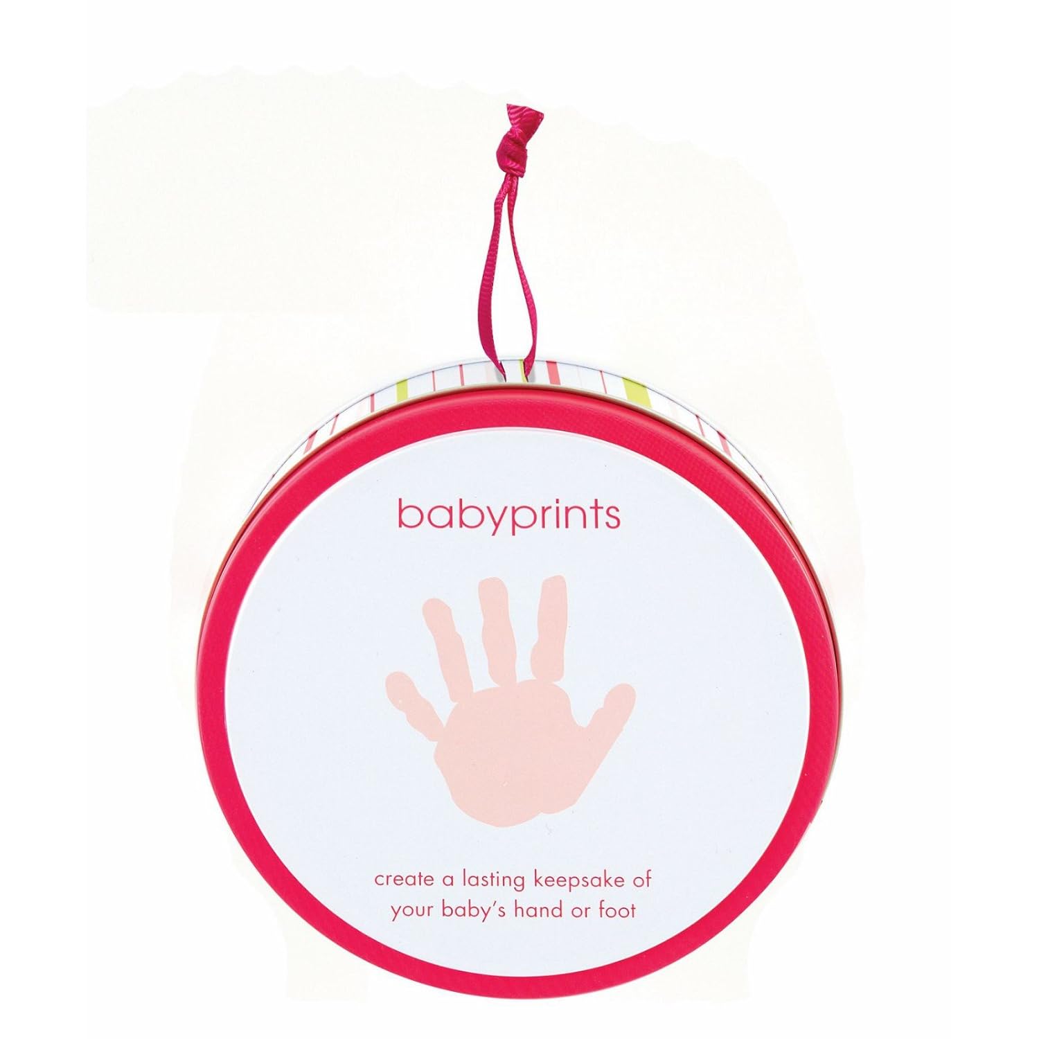 Pearhead Babyprints Newborn Handprint Footprint Kit Pink