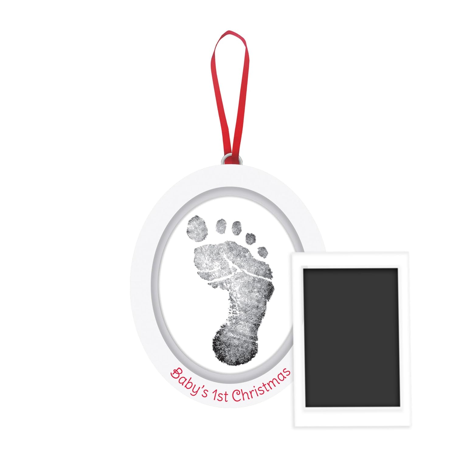 Pearhead Babyprints Double-Sided Christmas Ornament with Handprint and Footprint Kit