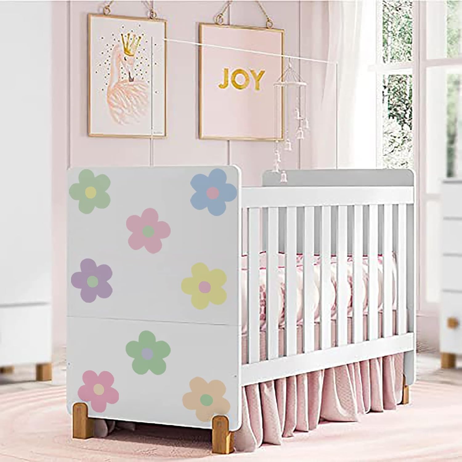 24 Pcs Y2K Flower Wall Decals Peel and Stick