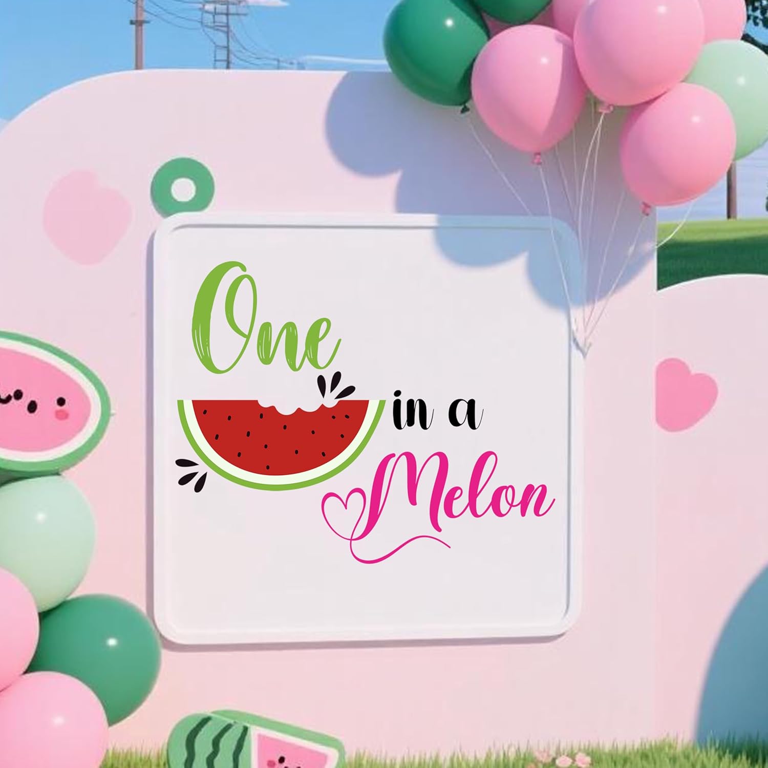 BOOMPA One in a Melon Watermelon Vinyl Wall Decal