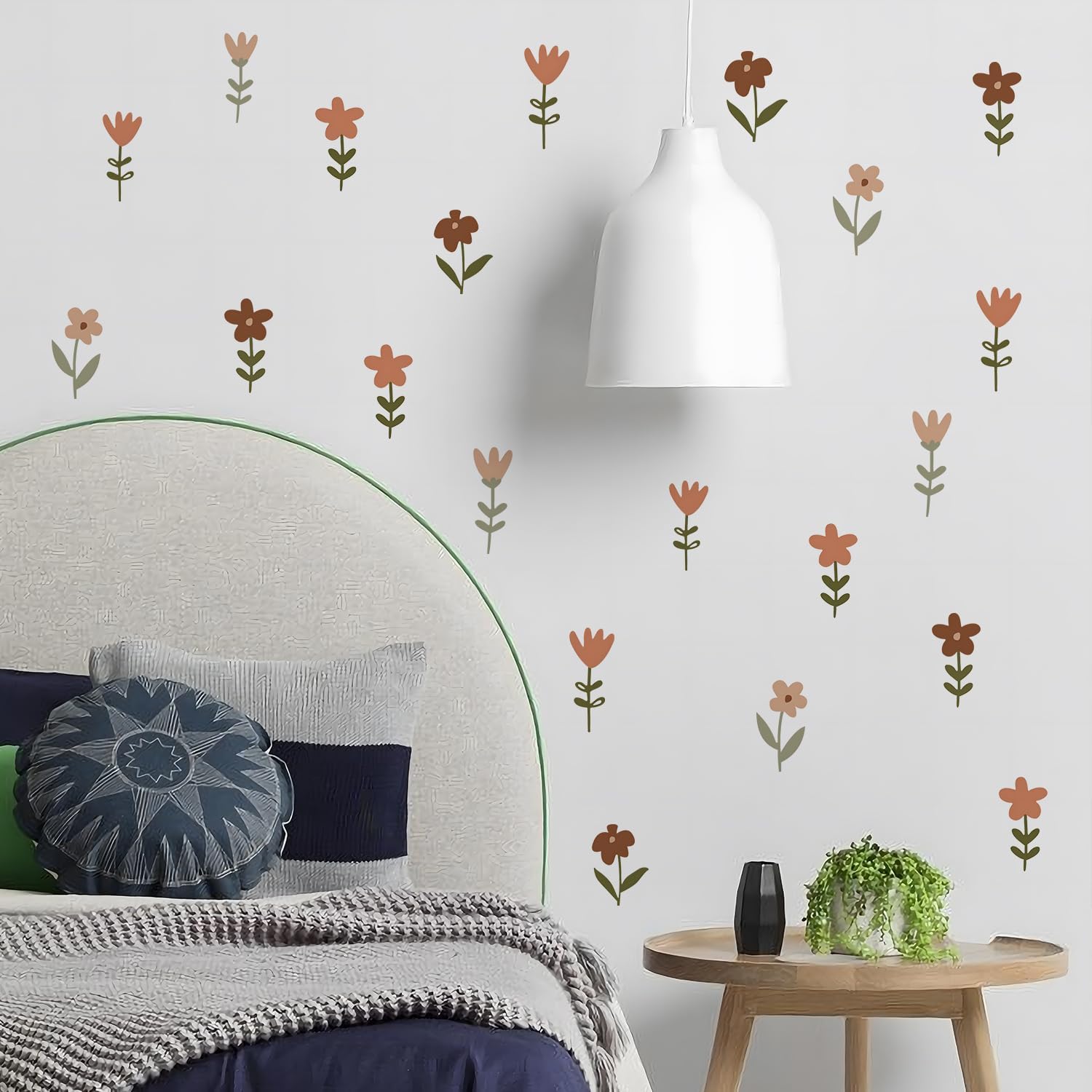 Boho Wall Stickers for Girls Bedroom Decor 6 Sheets