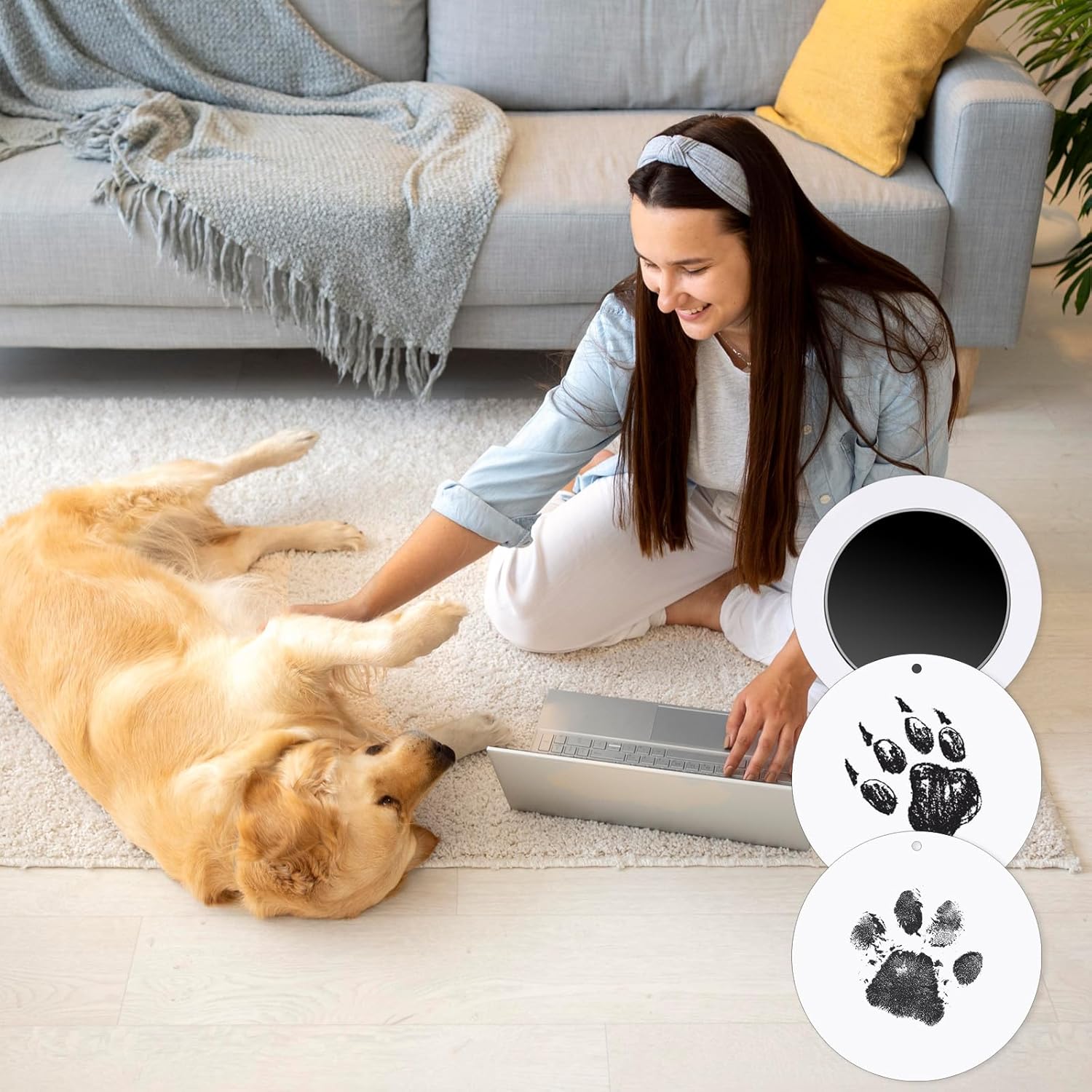 Inkless Hand Footprint Kit for Baby and Pet