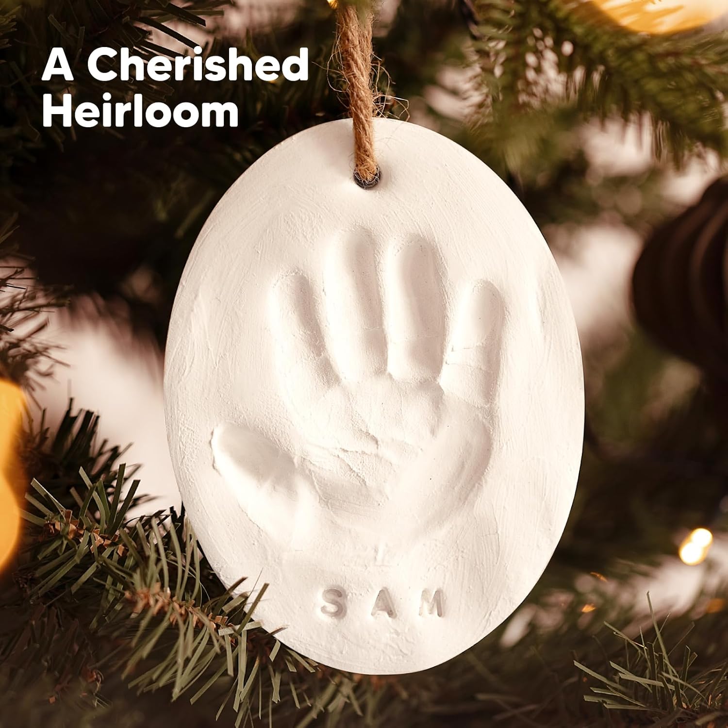 KeaBabies Inkless Handprint Footprint Keepsake Kit