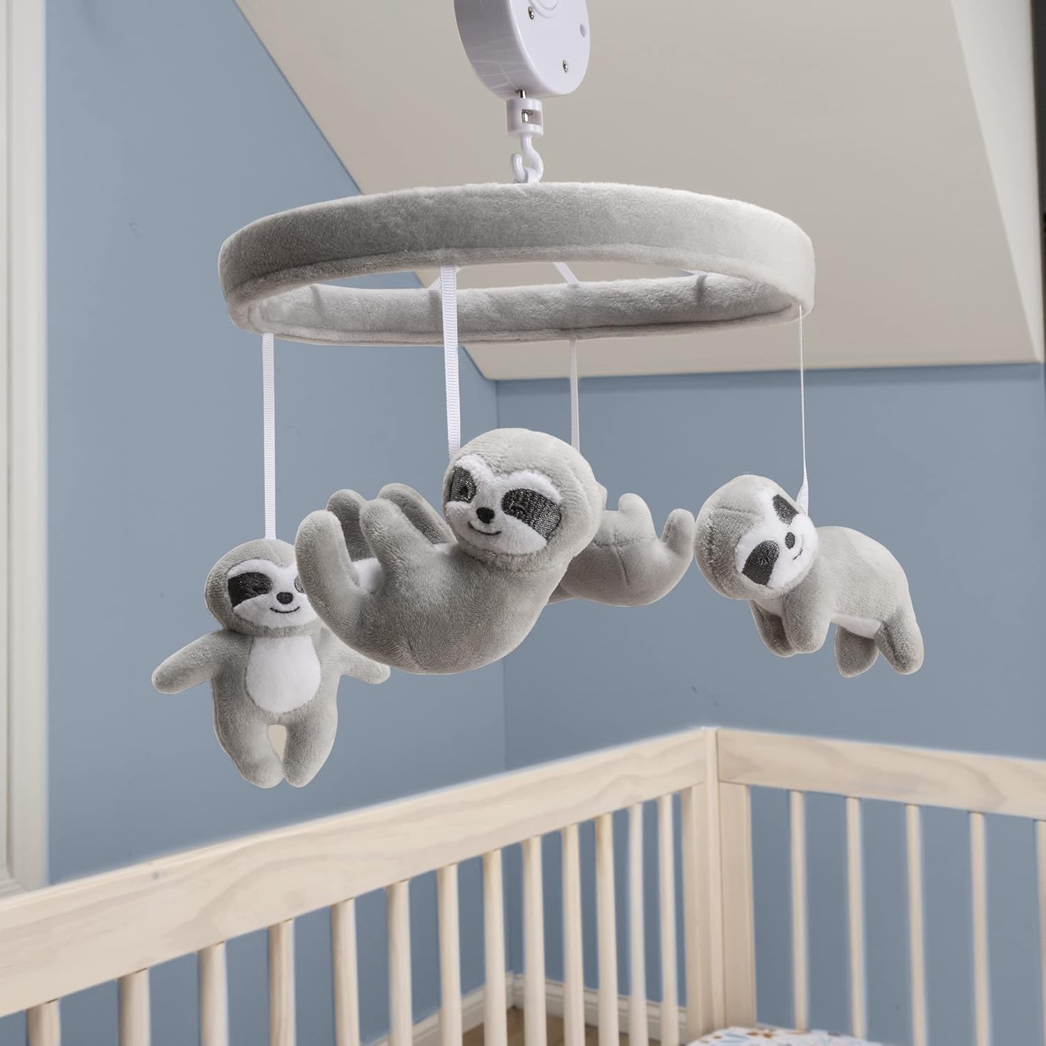 Sammy Lou Sloths Baby Crib Mobile with Music