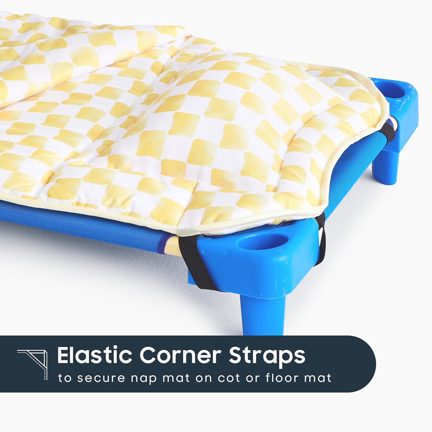 Wake In Cloud Cot Nap Mat with Pillow and Blanket 1