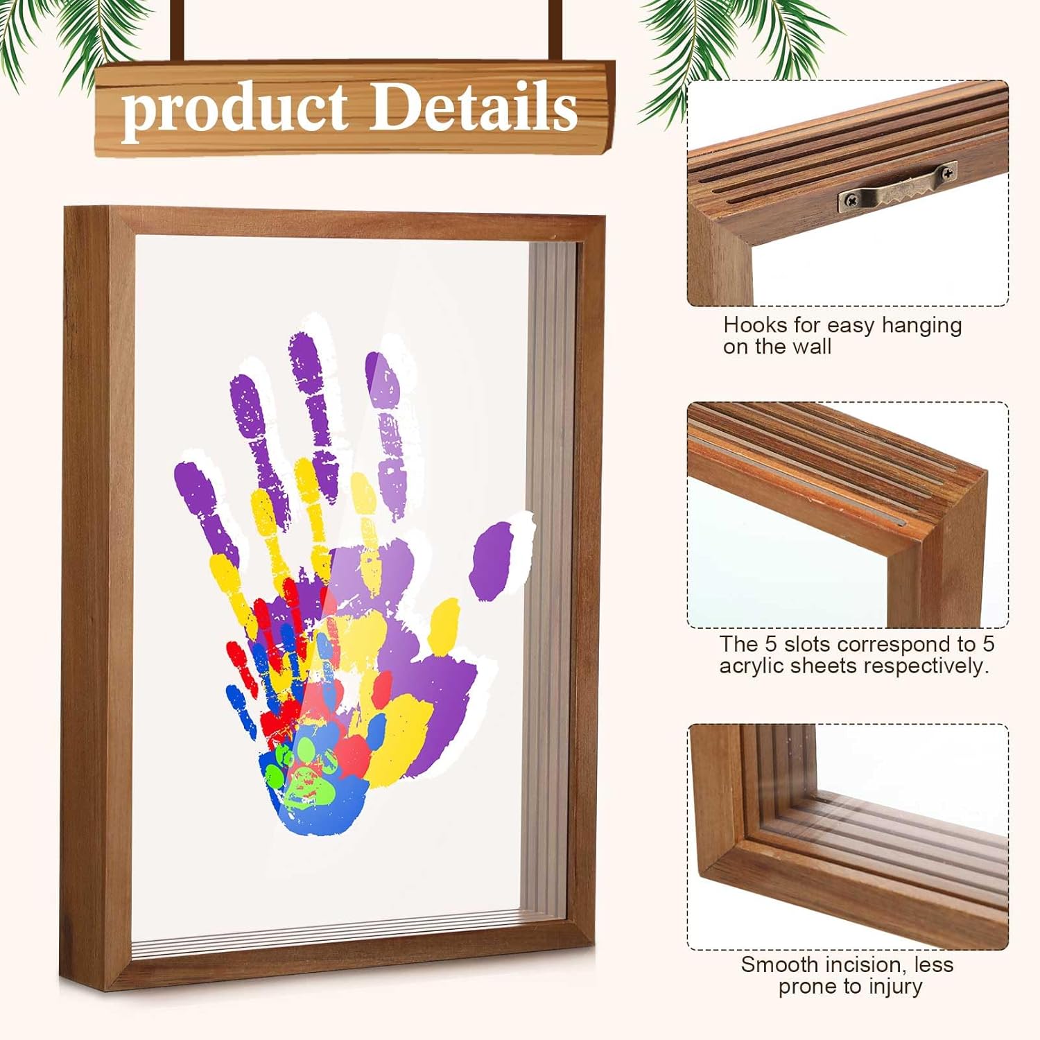 Suzile DIY Handprint Kit - Family Keepsake for Mothers Day and Fathers Day