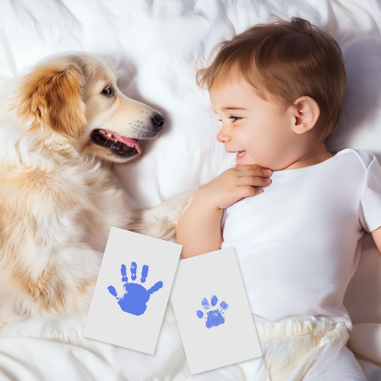 Inkless Baby Handprint and Footprint Kit Blue