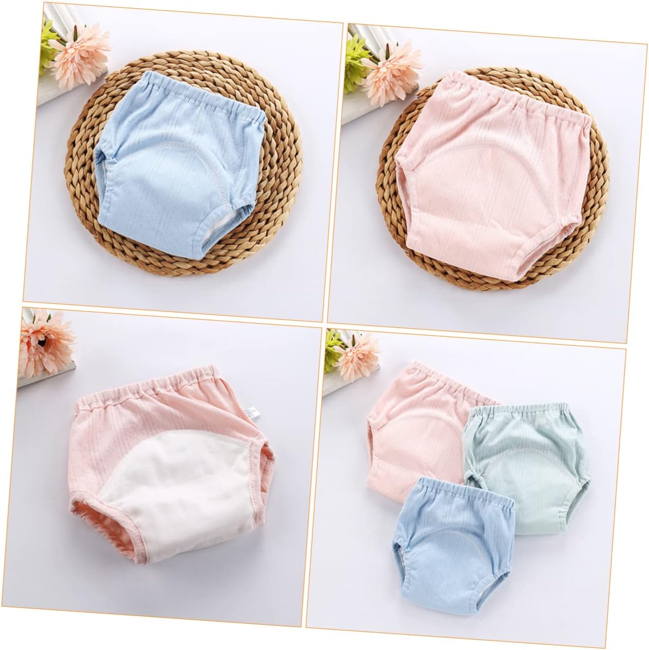 Hohopeti Infants Breathable Training Pants for Toddler Potty Training